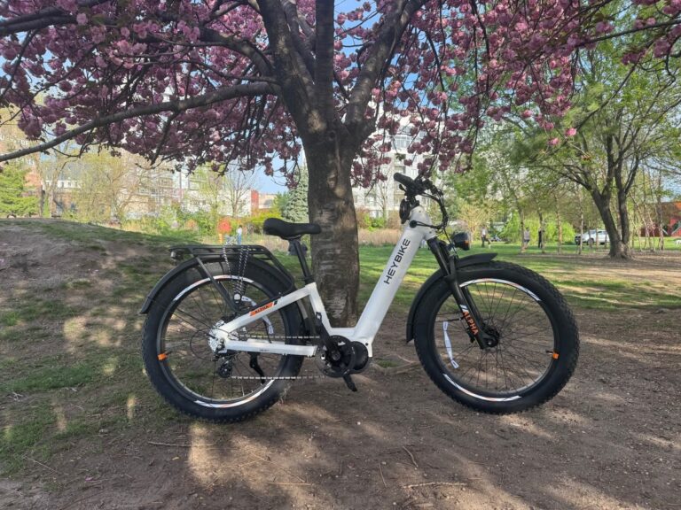 Heybike's alpha step through e bike is an affordable all terrain