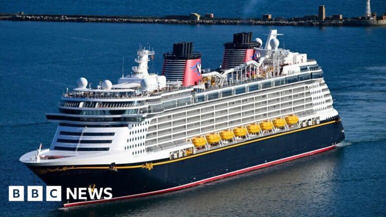 Father jumps from a disney cruise to save a child