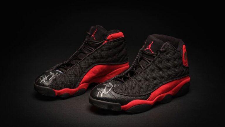 Michael jordan's 1998 nba finals sneakers for a record $2.2