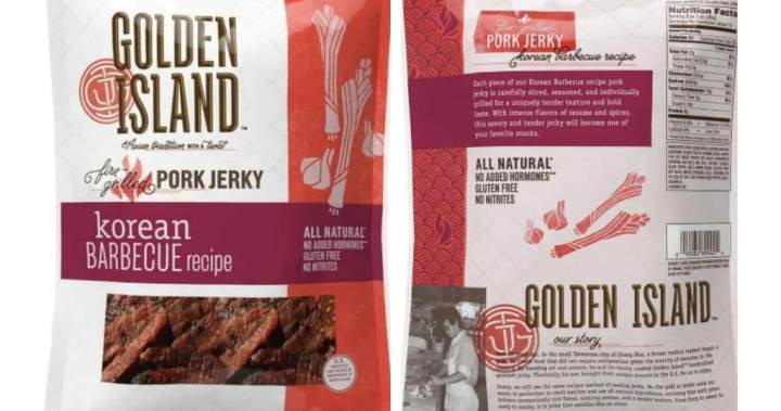 Company recalls 2 million pounds of barbecue pork jerky that may contain metal wire – National Company recalls 2 million pounds of barbecue pork jerky that
