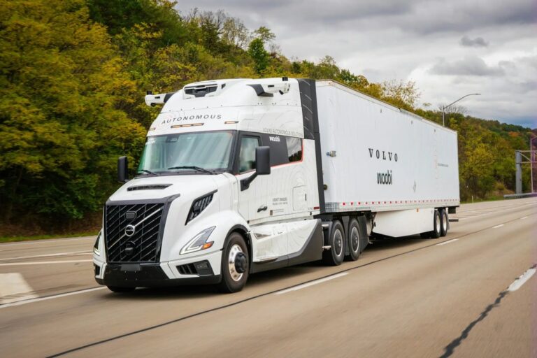 Waabi unveils self driving truck in partnership with volvo